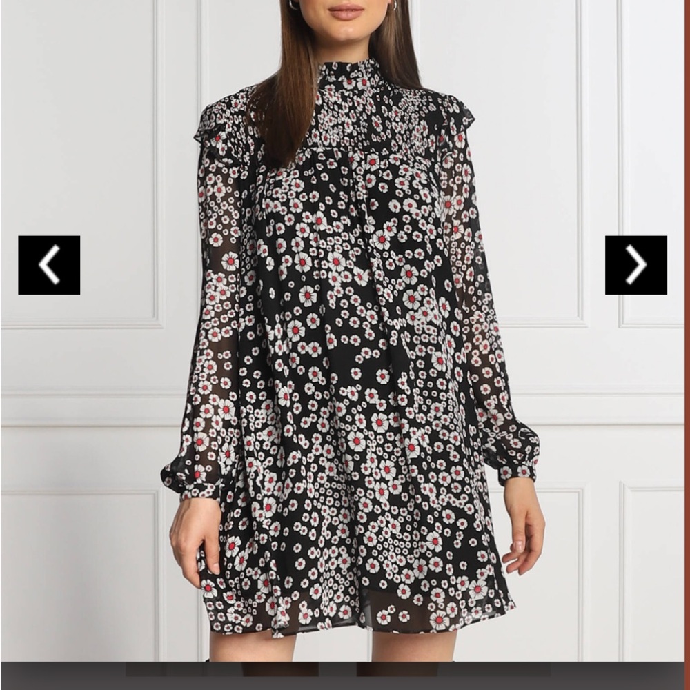 New w tags long sleeves dress by Kooples size 3 (L) mixed flower print - Picture 1 of 5